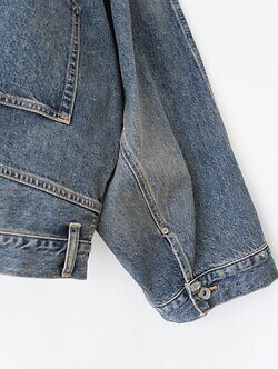 DAIRIKU MENS "Inception" Vintage Washed Denim Jacket IMAGE16
