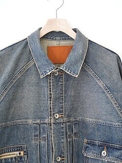 DAIRIKU MENS "Inception" Vintage Washed Denim Jacket IMAGE9