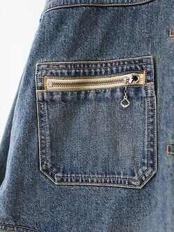 DAIRIKU MENS "Inception" Vintage Washed Denim Jacket IMAGE13