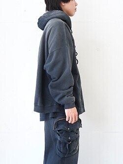DAIRIKU 男士 5-Zip Vintage Dyed Hoodie 图片3