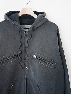 DAIRIKU 男士 5-Zip Vintage Dyed Hoodie 图片8
