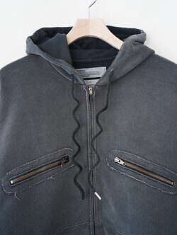 DAIRIKU 男士 5-Zip Vintage Dyed Hoodie 图片10