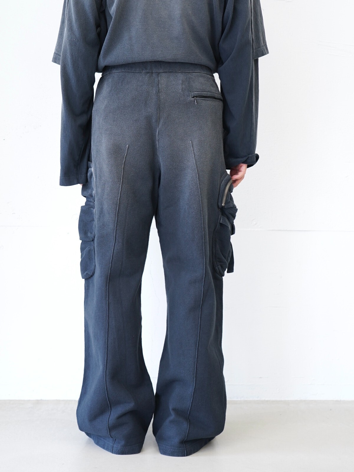 DAIRIKU 남성 PKT Vintage Dyed Sweater Pants 이미지3