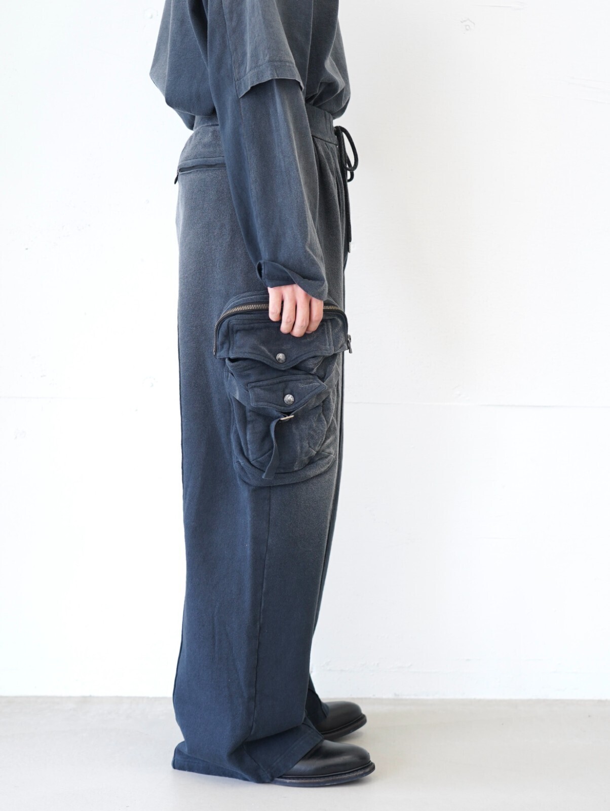 DAIRIKU 남성 PKT Vintage Dyed Sweater Pants 이미지2