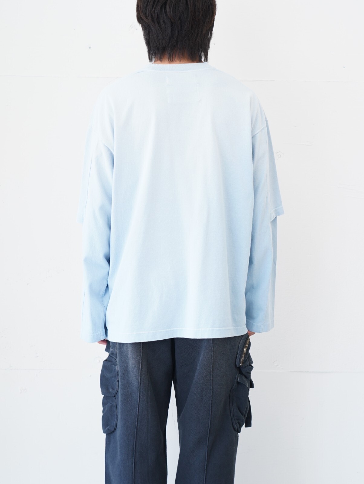 DAIRIKU 남성 "PARADOX"Emboidery Swithing Tee  이미지2