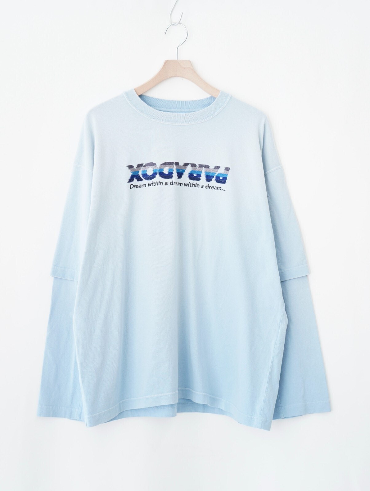 DAIRIKU 남성 "PARADOX"Emboidery Swithing Tee  이미지5