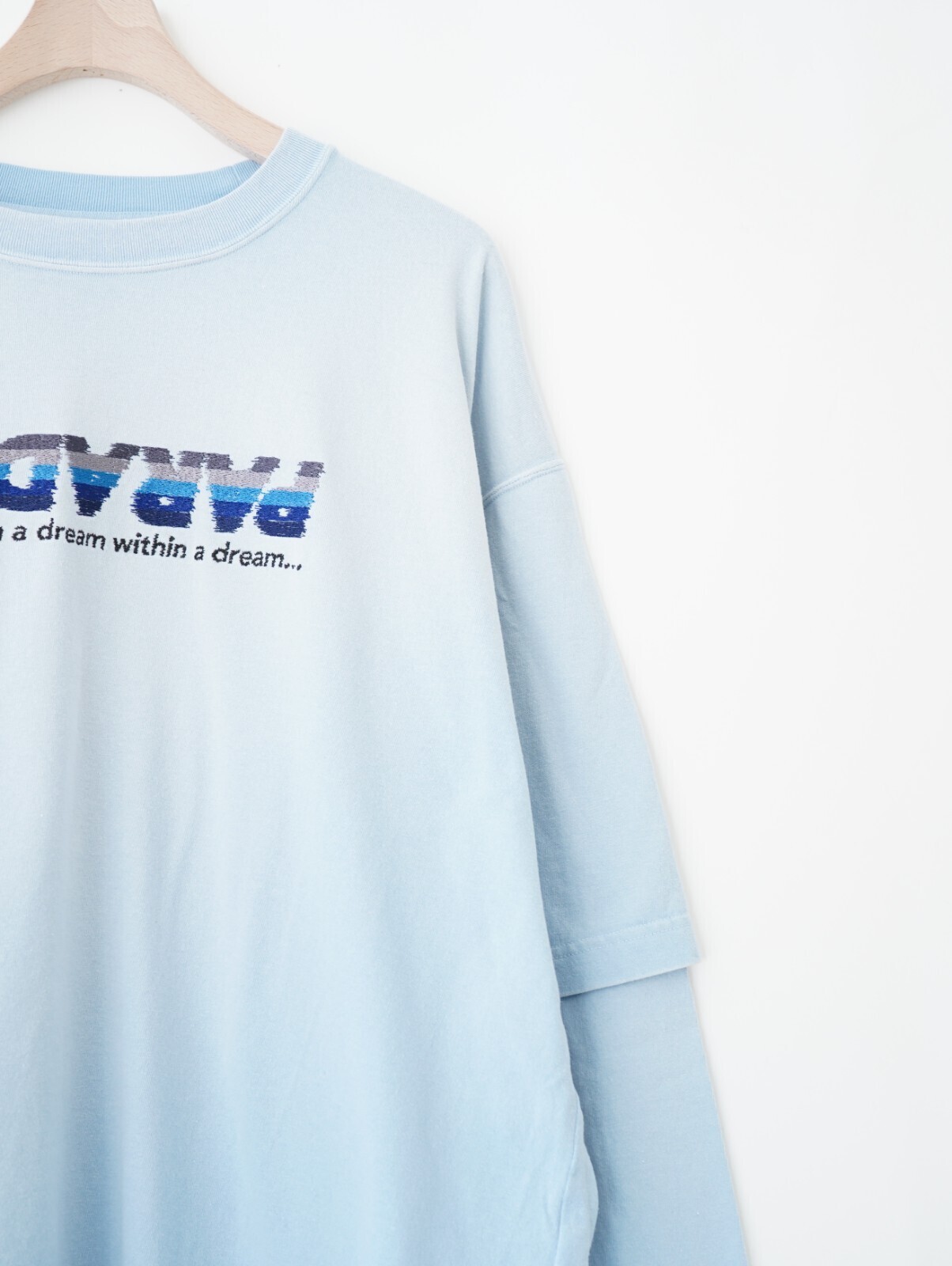 DAIRIKU 남성 "PARADOX"Emboidery Swithing Tee  이미지6