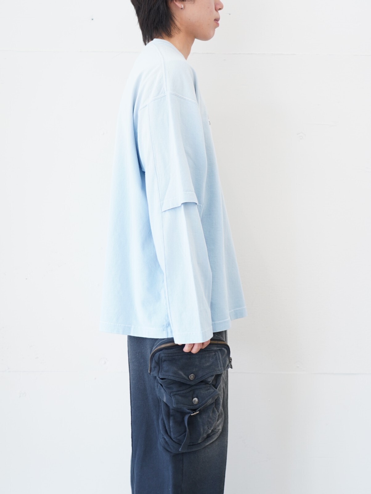 DAIRIKU 남성 "PARADOX"Emboidery Swithing Tee  이미지3