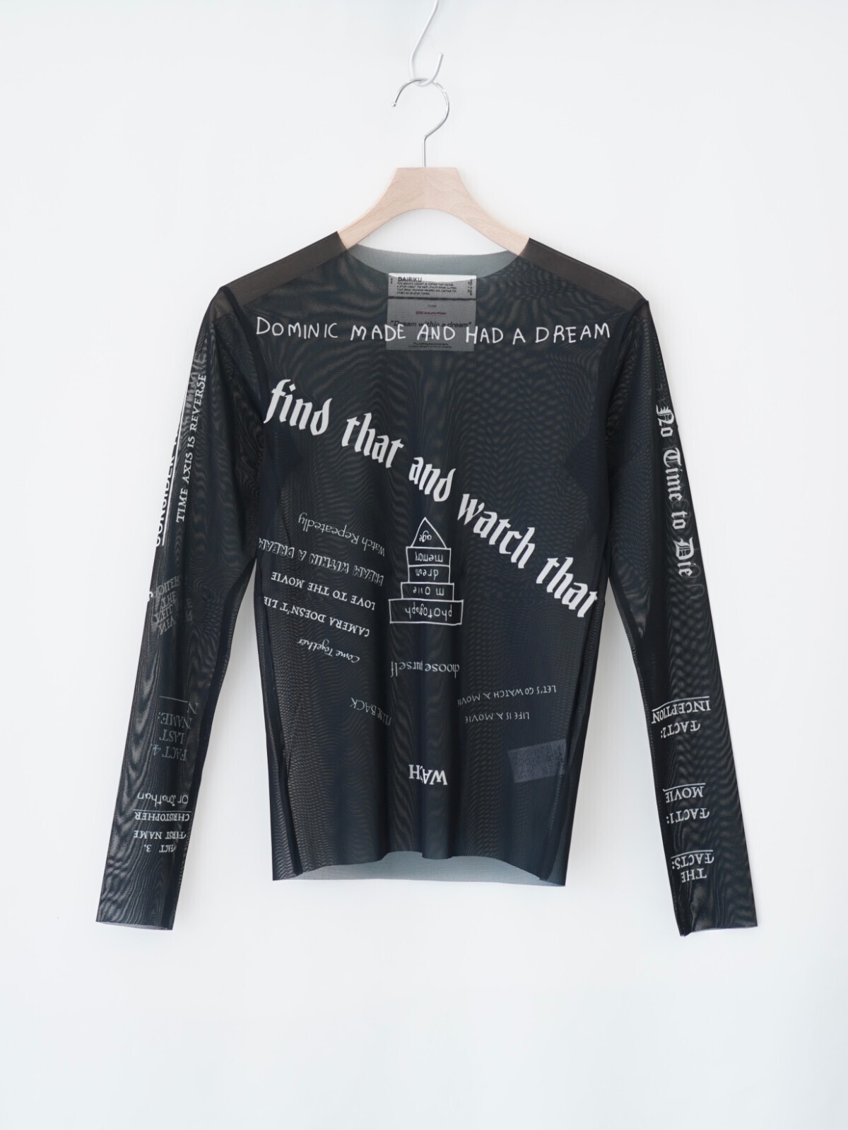 ダイリク メンズ "TATTOO" セカンドスキンTシャツ 画像4