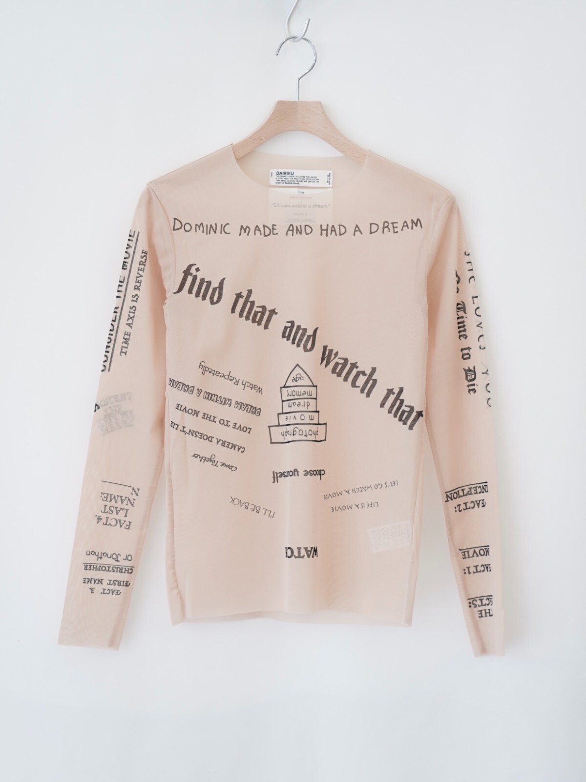 ダイリク メンズ "TATTOO" セカンドスキンTシャツ 画像14