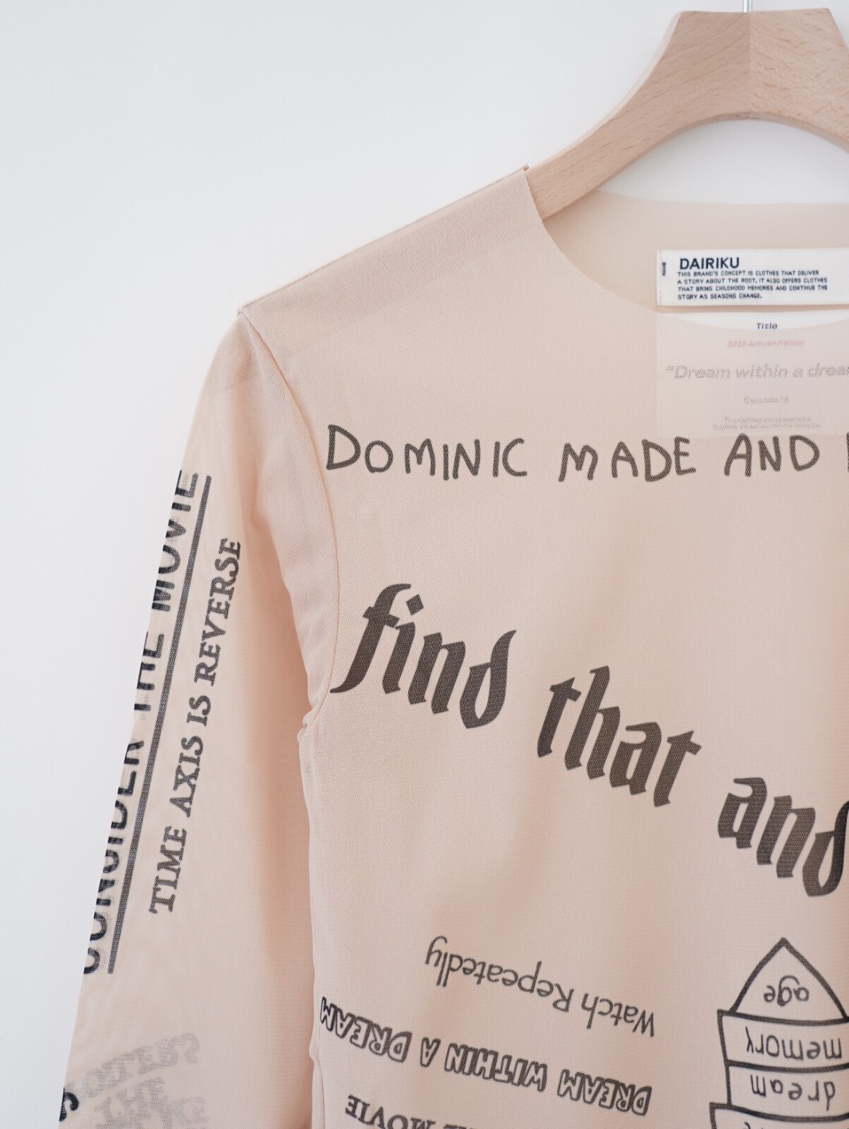 ダイリク メンズ "TATTOO" セカンドスキンTシャツ 画像17