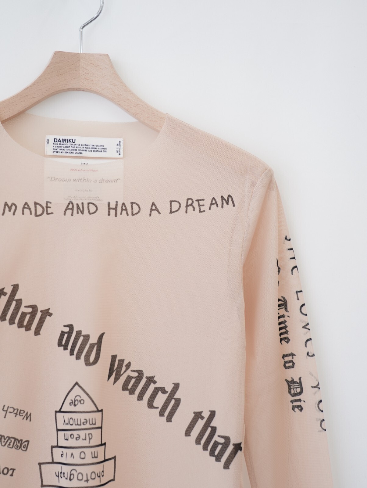 ダイリク メンズ "TATTOO" セカンドスキンTシャツ 画像16