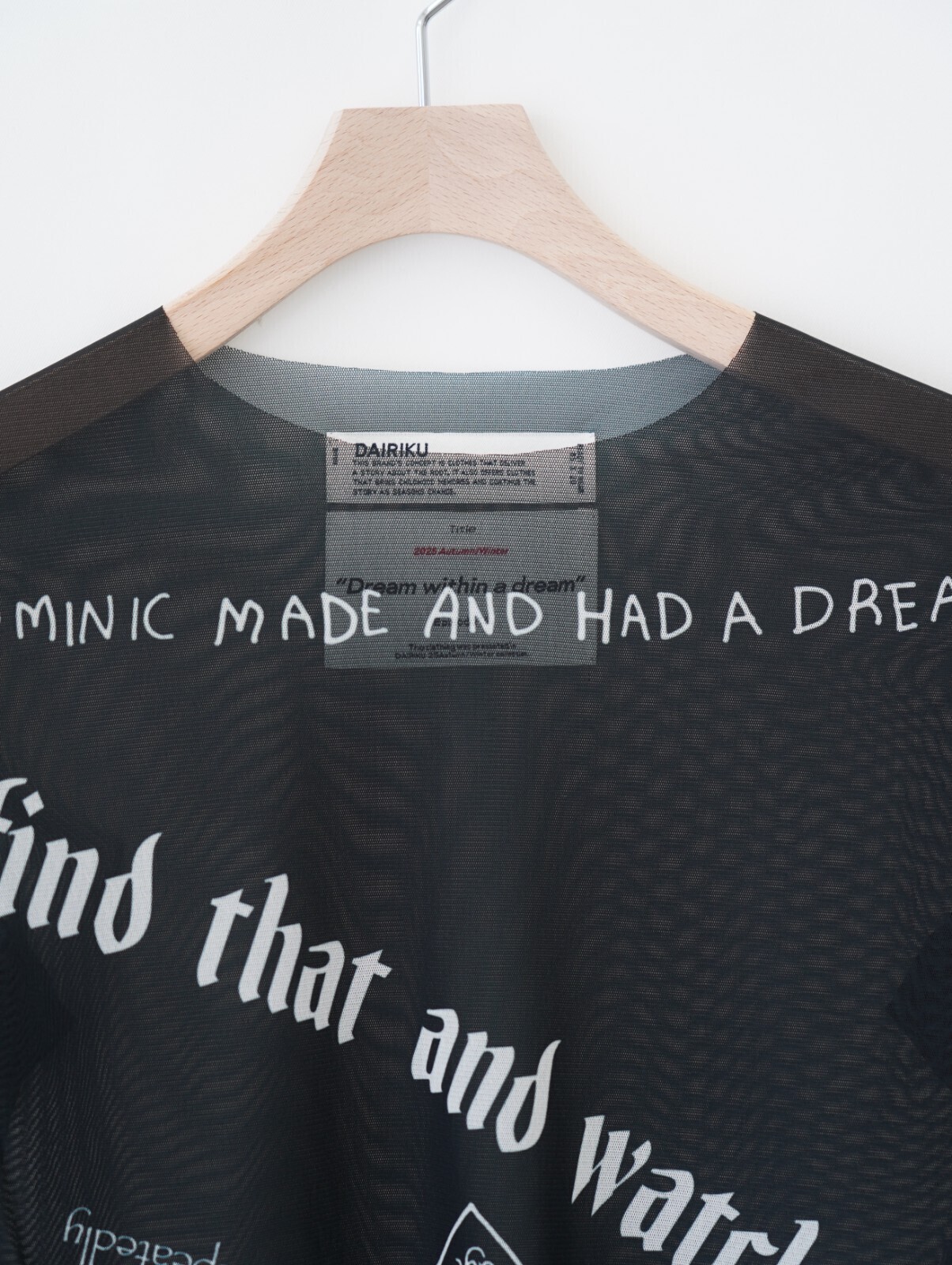 ダイリク メンズ "TATTOO" セカンドスキンTシャツ 画像5