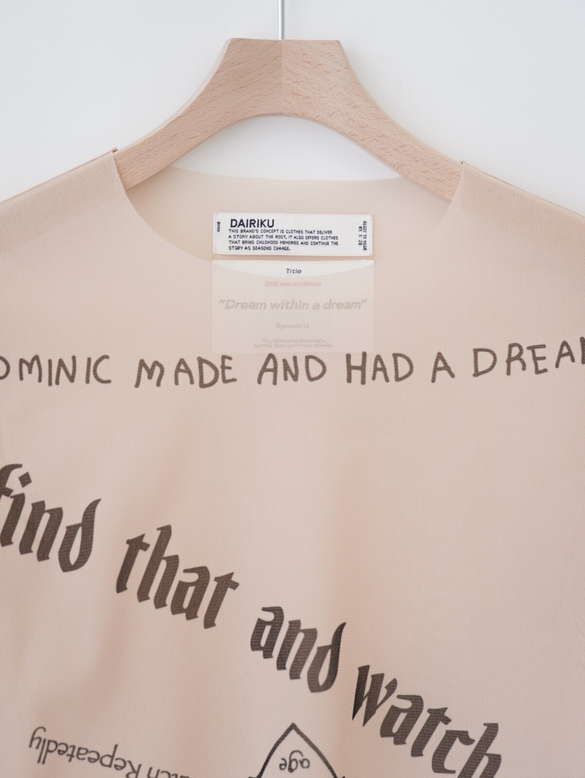 ダイリク メンズ "TATTOO" セカンドスキンTシャツ 画像15