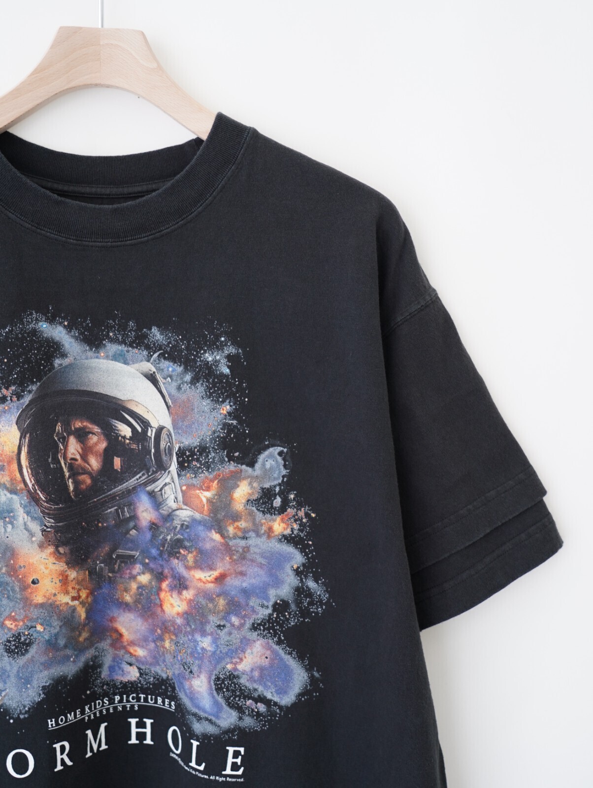 ダイリク メンズ Movie"WORMHOLE" スイッチングTシャツ 画像10