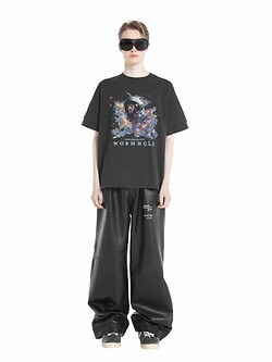 DAIRIKU MENS Movie"WORMHOLE" Switching Tee IMAGE2