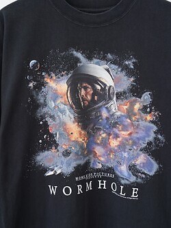 DAIRIKU MENS Movie"WORMHOLE" Switching Tee IMAGE9