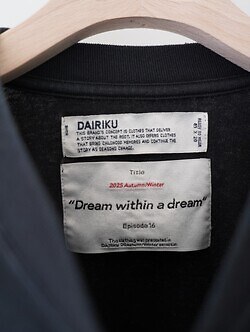 DAIRIKU MENS Movie"WORMHOLE" Switching Tee IMAGE8