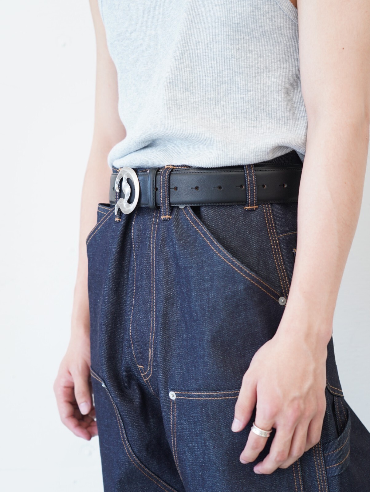 DAIRIKU MENS "D"Buckle Belt IMAGE9