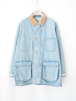 YOKE 男士 Vintaged Denim Coverall Half Coat 图片21