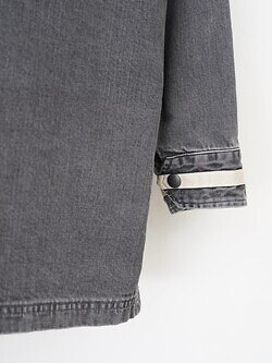 YOKE 男士 Vintaged Denim Coverall Half Coat 图片14