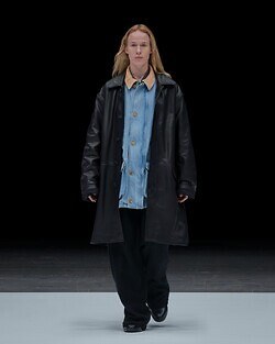 YOKE 男士 Vintaged Denim Coverall Half Coat 图片20