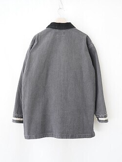 YOKE 男士 Vintaged Denim Coverall Half Coat 图片12