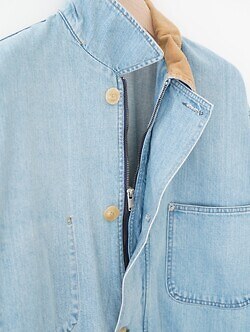 YOKE 男士 Vintaged Denim Coverall Half Coat 图片23
