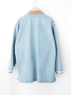YOKE 男士 Vintaged Denim Coverall Half Coat 图片25