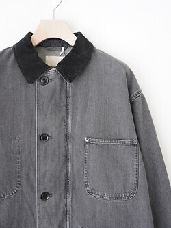 YOKE 男士 Vintaged Denim Coverall Half Coat 图片8