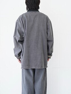 YOKE 男士 Vintaged Denim Coverall Half Coat 图片3