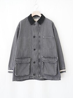YOKE 男士 Vintaged Denim Coverall Half Coat 图片7