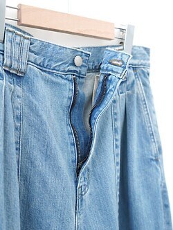 YOKE 남성 Vintaged Wash Denim 3pleated Wide-leg Trousers 이미지19