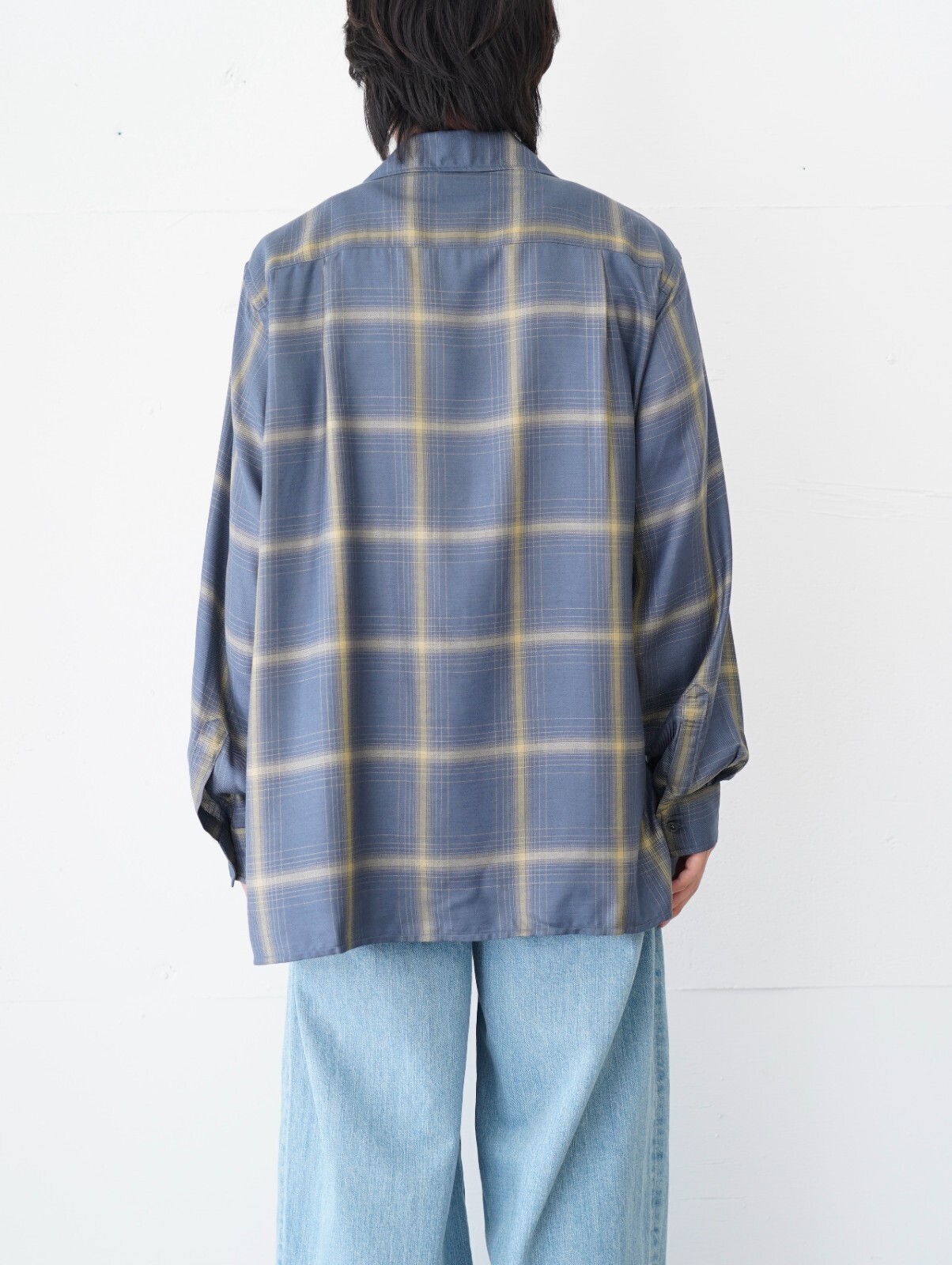 YOKE WOMENS & MENS Ombre Plaid Wpocket Shirt IMAGE24