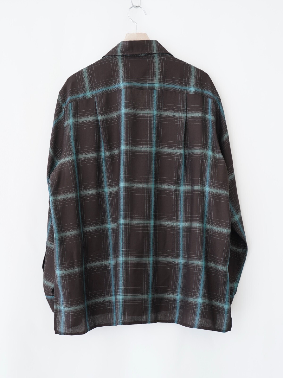 YOKE WOMENS & MENS Ombre Plaid Wpocket Shirt IMAGE9