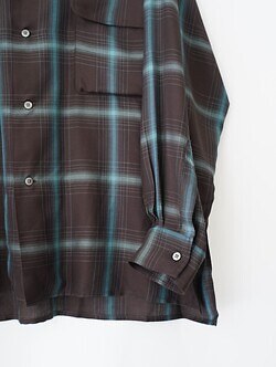 YOKE 女士 & 男士 Ombre Plaid Wpocket Shirt 图片8