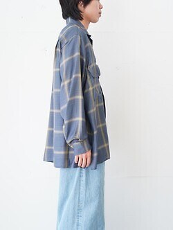 YOKE 女士 & 男士 Ombre Plaid Wpocket Shirt 图片11