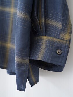 YOKE 女士 & 男士 Ombre Plaid Wpocket Shirt 图片17