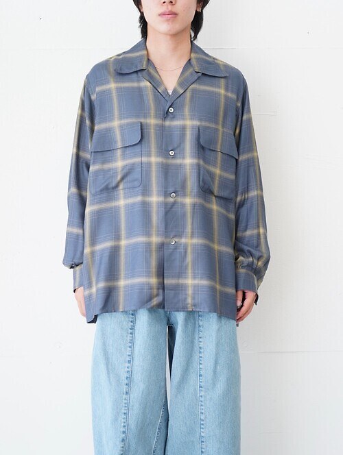 Ombre Plaid Wpocket Shirt｜YOKE 女士 & 男士