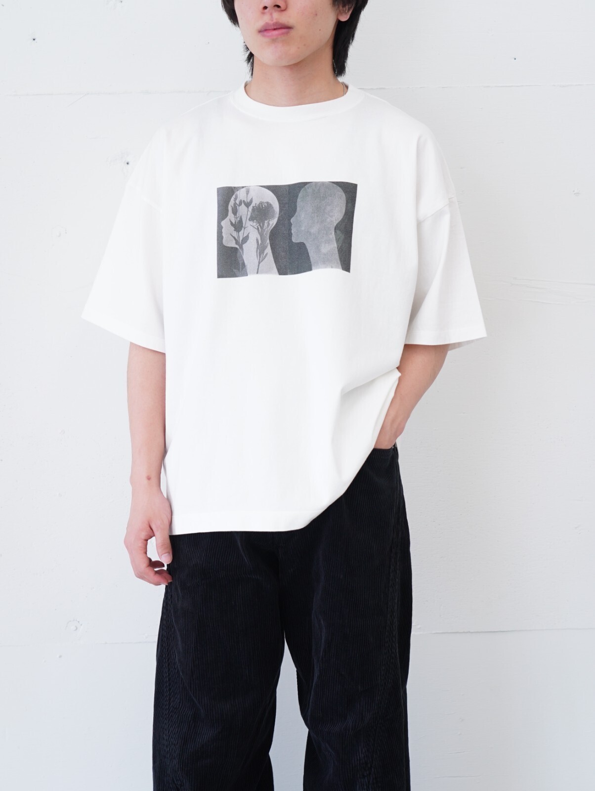 ヨーク メンズ フォトグラムプリントTシャツ 画像4