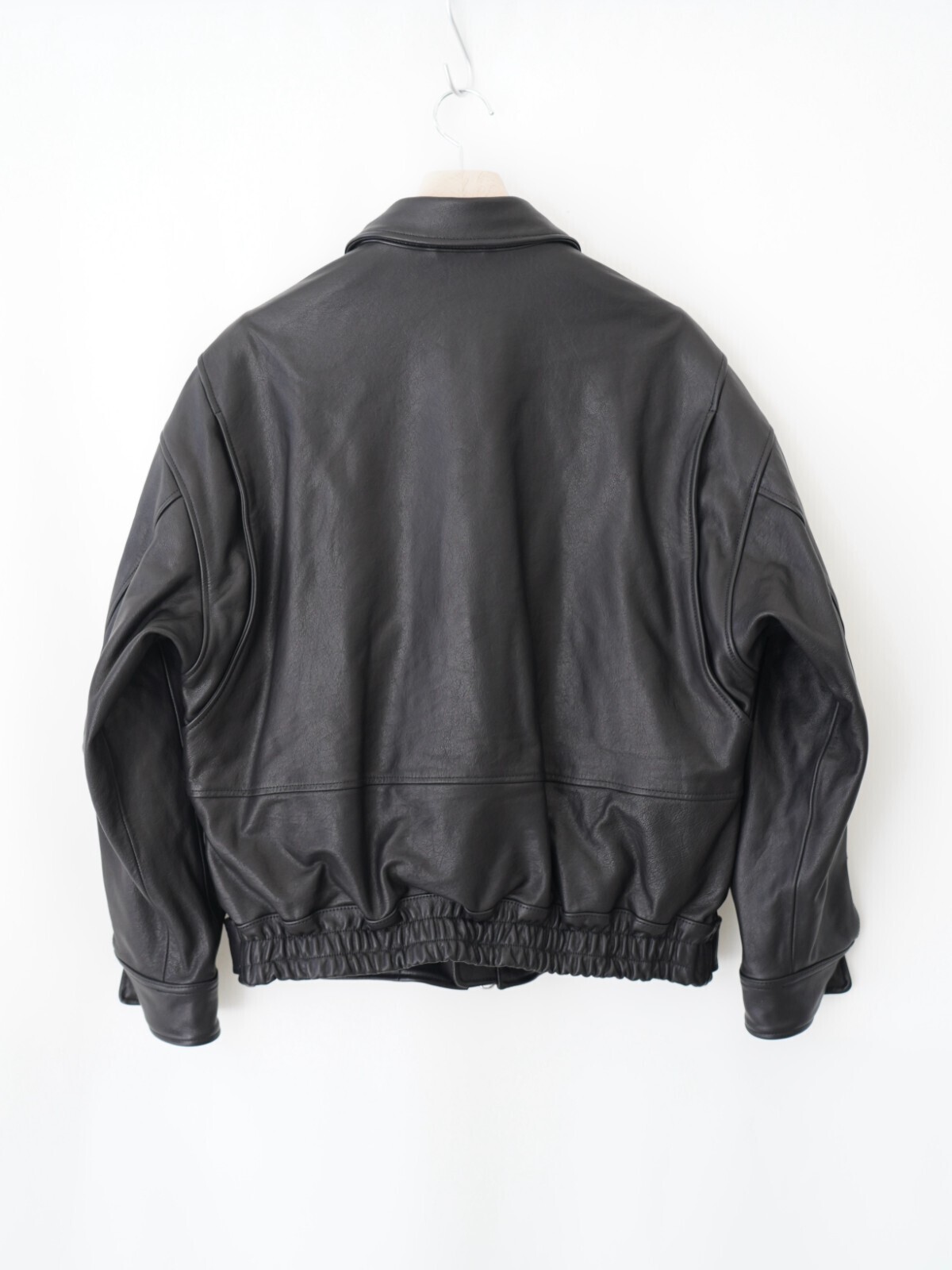 YOKE WOMENS & MENS Leather Flight Jacket (25AW) IMAGE13