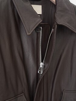 YOKE 女士 & 男士 Leather Flight Jacket (25AW) 图片21