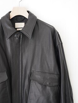 YOKE 女士 & 男士 Leather Flight Jacket (25AW) 图片7