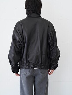 YOKE 女士 & 男士 Leather Flight Jacket (25AW) 图片3