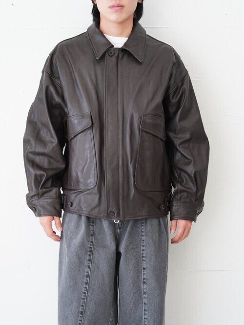 Leather Flight Jacket (25AW)｜YOKE 女士 & 男士