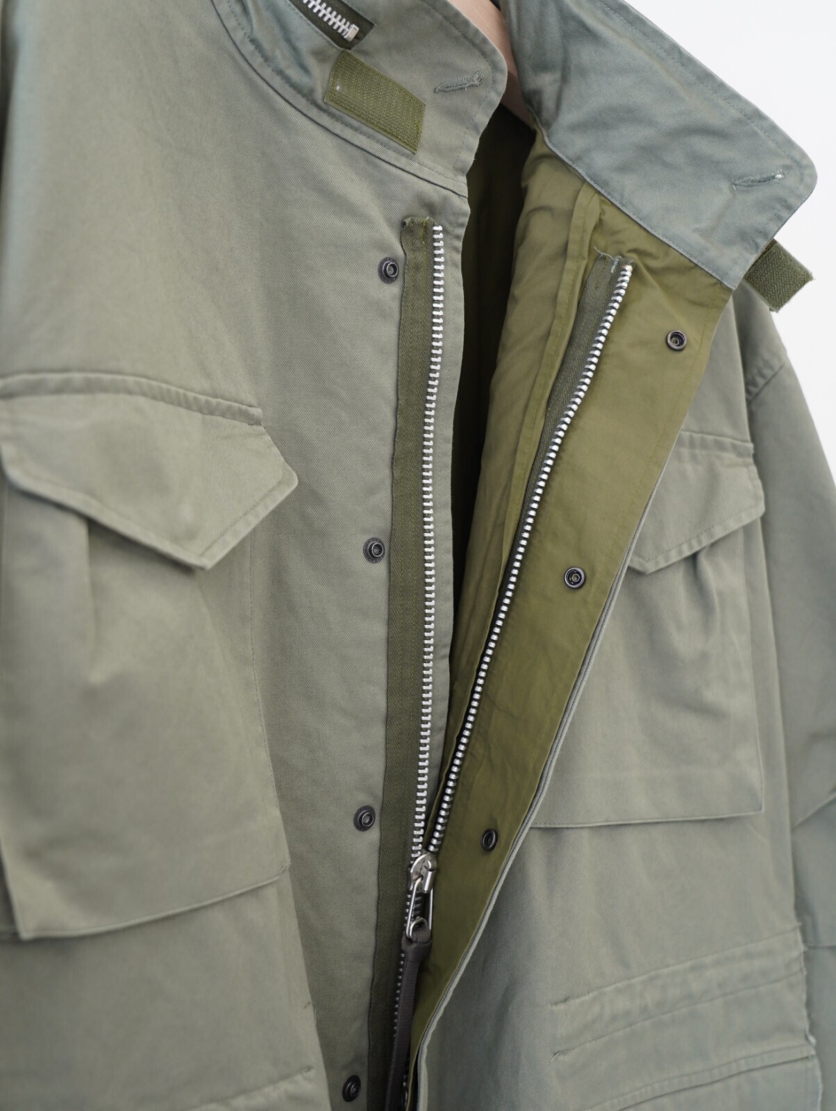 YOKE MENS Connected Military Coat IMAGE13