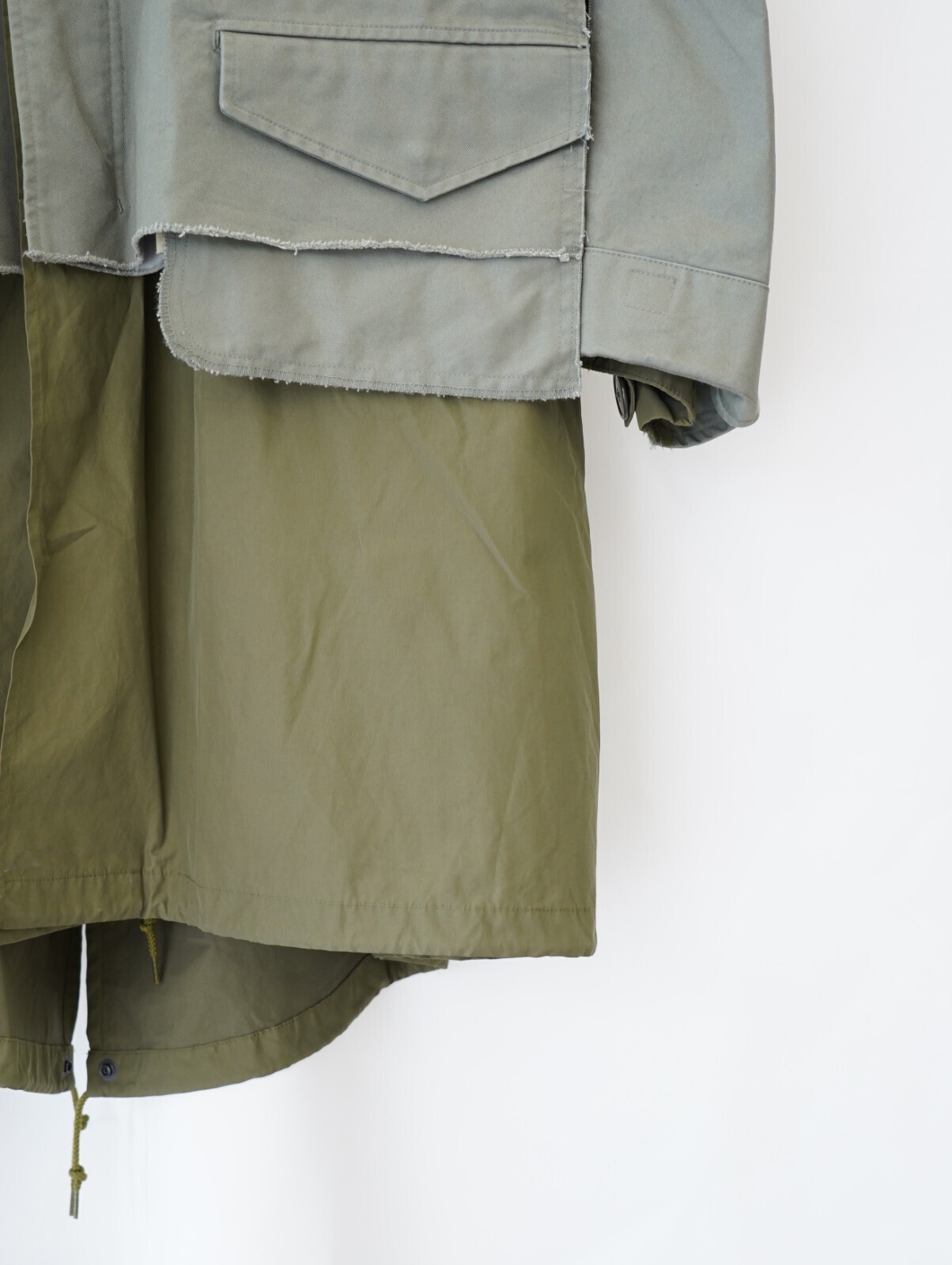 YOKE MENS Connected Military Coat IMAGE11