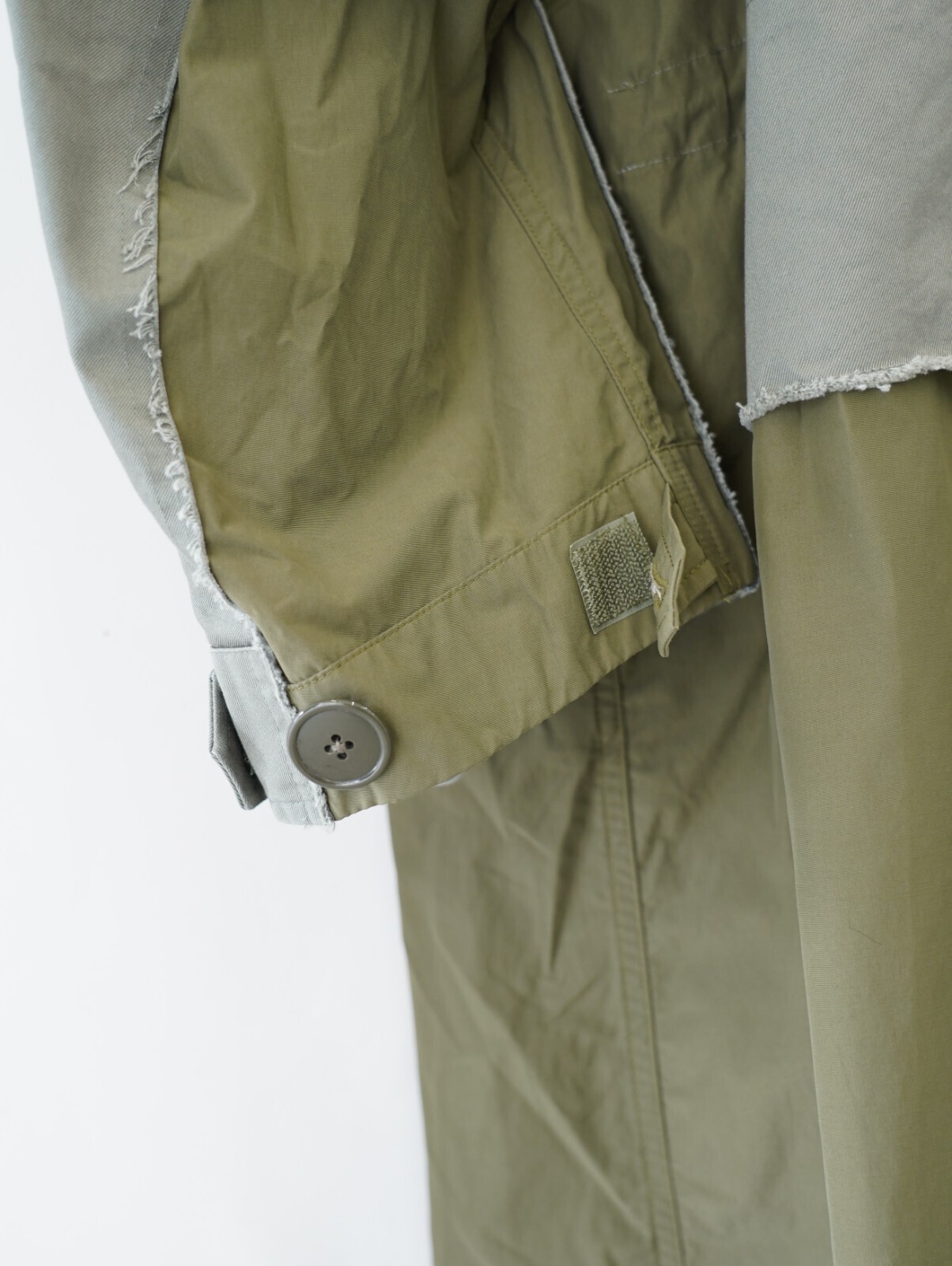 YOKE MENS Connected Military Coat IMAGE12