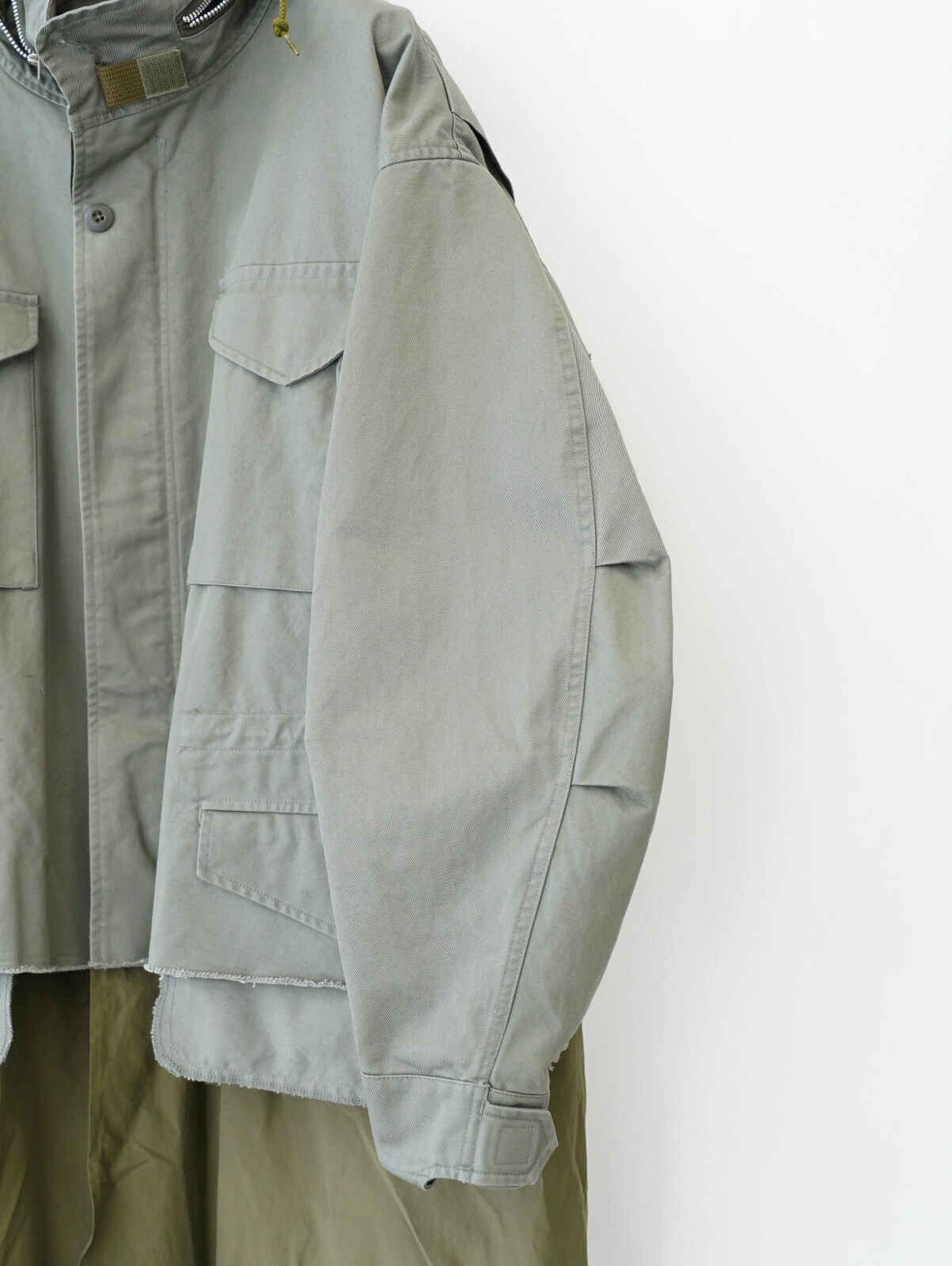 YOKE MENS Connected Military Coat IMAGE10