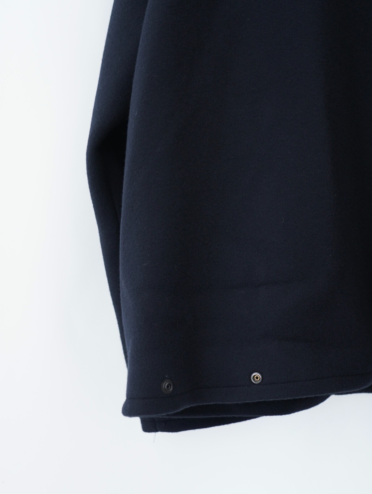 YOKE MENS Melton Stand Collar Zip Blouson IMAGE12